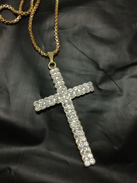 Cruz Grande Strass